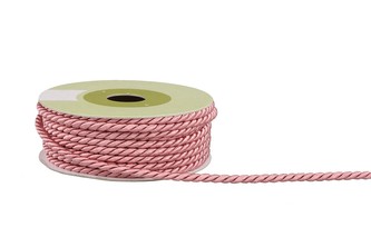 Polyesterový provázek 4mm starorůžový