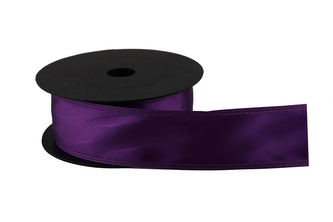 Atlasová stuha 4 cm tmavě fialová