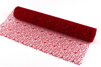 Big spider glitter 50cm x 4,6m 2 ČERVENÁ