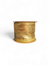 Vánoční metalická stuha 1 zlatá