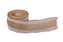 Jutová stuha s krajkou 5cm x 3m -JL020 NATURAL/BÍLÁ