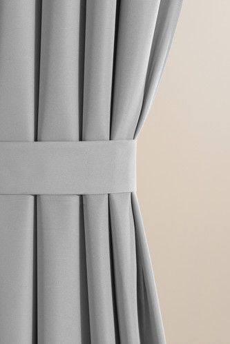 Úvaz - upínač na závěs BEST GARDEN světle šedá 8x120 cm (cena za 1 kus) MyBestHome