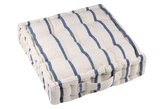 Sedací polštář na zem SAINT TROPEZ béžová/modrá 45x45 cm France