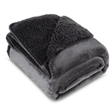 Přehoz na křeslo - sedačku LUXURY šedá 70x160 cm Mybesthome