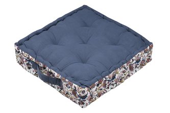 Sedací polštář na zem HELGA modrá 45x45 cm France