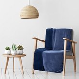 Přehoz na křeslo - sedačku LUXURY modrá 70x160 cm Mybesthome