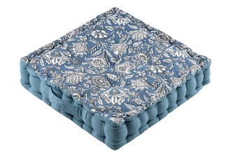 Sedací polštář na zem JULIANNE modrá 45x45 cm France