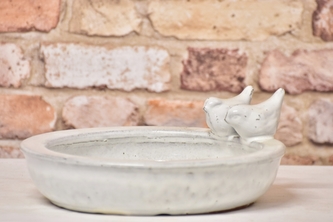 Keramické pítko pro ptáčky Momo 10,5x29x27 cm, II. jakost