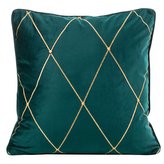 Polštář Pierre Cardin MARGOT tyrkysová 45x45 cm Mybesthome