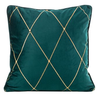 Polštář Pierre Cardin MARGOT tyrkysová 45x45 cm Mybesthome