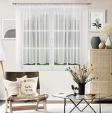 Dekorační krátká voálová záclona s řasící páskou SAMANTA bílá 400x150 cm MyBestHome
