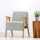 Přehoz na křeslo - sedačku SAMUEL stříbrná 70x160 cm Mybesthome