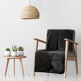 Přehoz na křeslo - sedačku LUXURY černá 70x160 cm Mybesthome