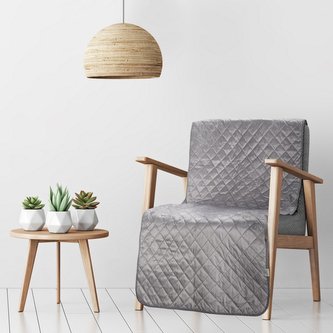 Přehoz na křeslo - sedačku SOFINKA šedá 70x160 cm Mybesthome