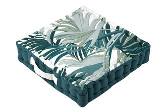 Sedací polštář na zem MALANGA petrolejová 45x45 cm France