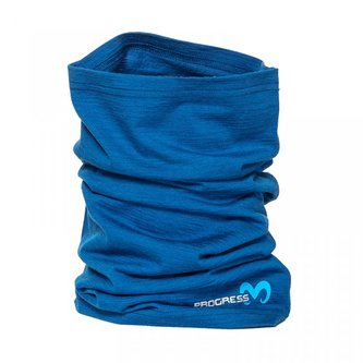 šátek Progress TUBE merino modrý melír