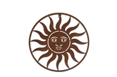 Nástěnná dekorace Slunce rez 38x1 cm