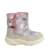 Oldcom Dětské Zimní Boty LILA Králíčky Velikost: 30, Barva: Šedá