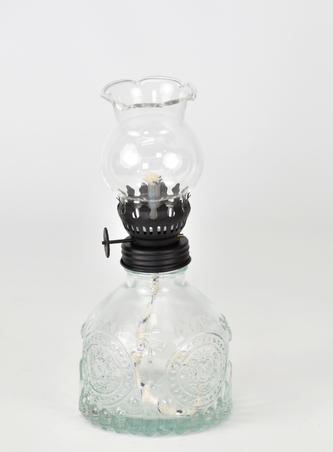 Petrolejová lampa Candy čirá 17x8 cm