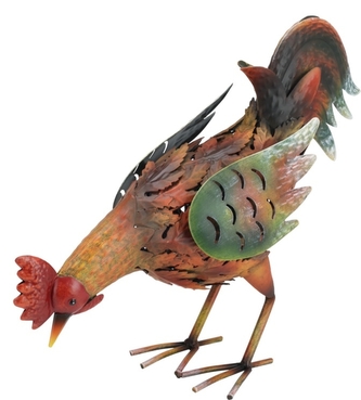 Kovový kohout 29,5x11x34 cm