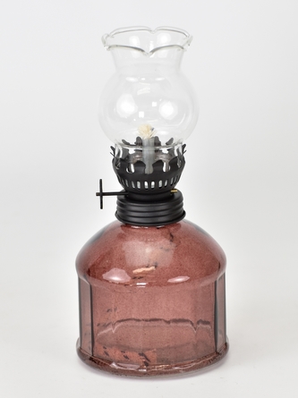 Petrolejová lampa Candy růžová 17x8 cm