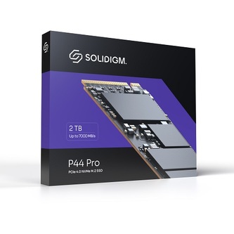 Solidigm P44 Pro (512 GB PCIe Gen 4 M.2 80mm, Hynix V7) Retail Box 1pk