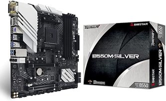 Biostar AMD B550, Socket AM4, B550, uATX, DDR4, GbE LAN
