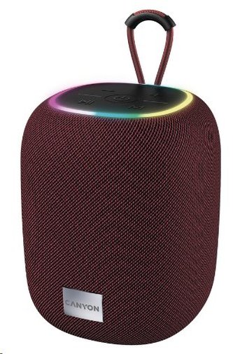 Reproduktor "BSP-8", červená, přenosný, Bluetooth 5.2, 10W, CANYON CNE-CBTSP8R