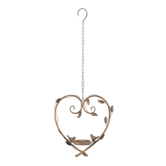 Krmítko kovové, závěsné.