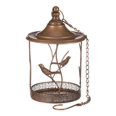 Krmítko kovové, závěsné.