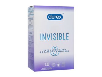 Durex Invisible Kondomy Extra Lubricated 1 balení pro muže