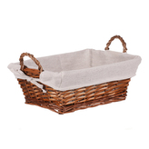 Koš proutěný, hnědá barva.