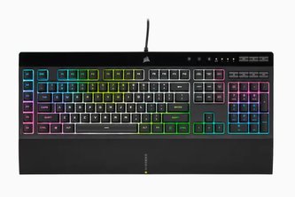 Corsair herní klávesnice K55 PRO XT, RGB LED, Rubber Dome