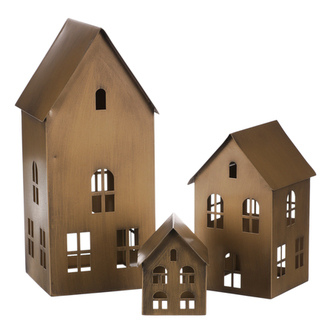 Domek kovový. Cena za sadu 3ks.