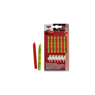 Dortové svíčky Cars 3 - 12  ks