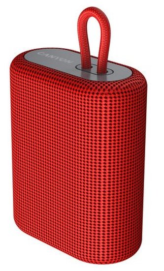 Reproduktor "BSP-4", červená, přenosný, Bluetooth 5.0, 5W, CANYON CNE-CBTSP4R