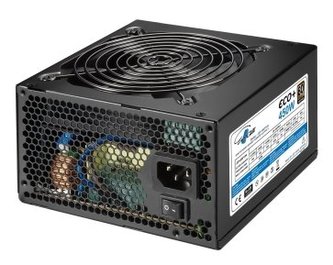 Zdroj Eurocase Eco+ 450W, 80PLUS BRONZE, 12cm ventilátor, bulk