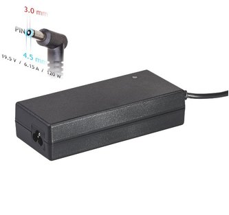 Akyga Nabíjecka na notebook 19.5V/6.15A 120W 4.5 x 3.0 mm + pin pro HP/Compaq