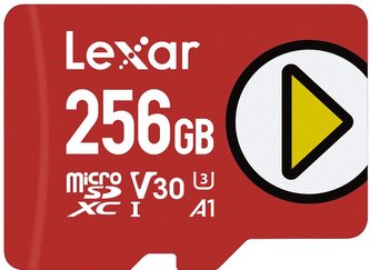 Lexar paměťová karta 256GB PLAY microSDXC™ UHS-I cards, čtení 150MB/s C10 A1 V30 U3