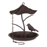 Krmítko kovové, závěsné.