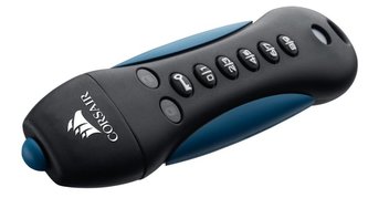 Corsair flash disk 64GB Padlock 3 256-bit AES šifrování USB 3.0 modro-černý