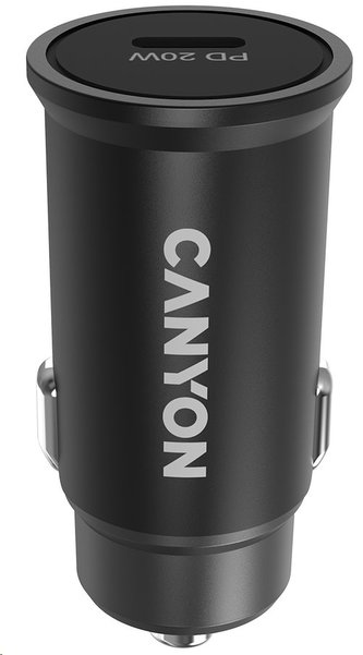Nabíječka do auta "C-20", 1x USB-C, PD 20W, CANYON CNS-CCA20B