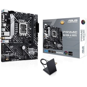 ASUS PRIME H610M-A WIFI socket  LGA1700 H610 DDR5 mATX M.2 HDMI D-Sub DP