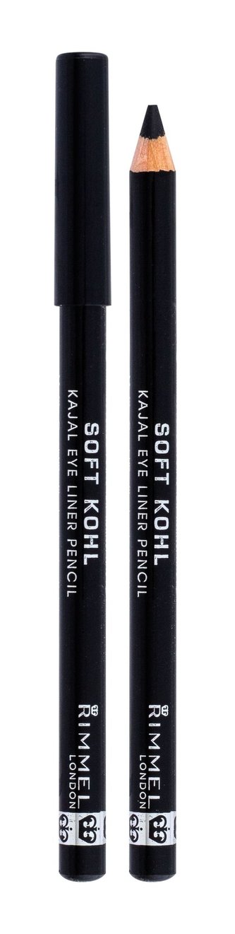 Rimmel London Soft Kohl Tužka na oči 1,2 g 061 Jet Black pro ženy