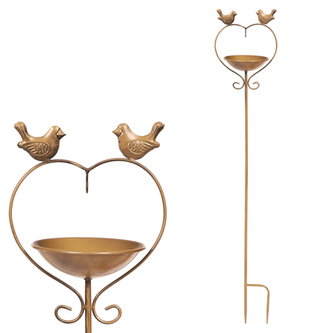 Krmítko kovové, zápich.