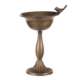 Krmítko kovové, stojící.