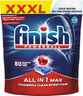 Finish tablety do myčky All in 1 Max, 80 ks