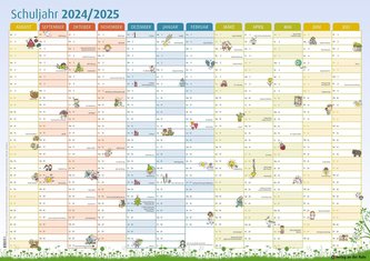 Der Schuljahres-Wandkalender 2024/2025, A1