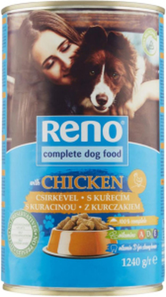 Reno kuřecí konzerva pro psy, 1,24 kg
