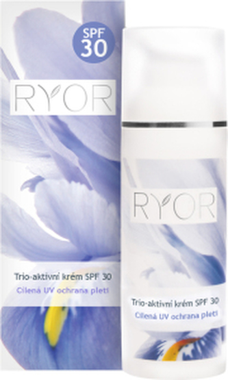 RYOR Trio denní aktivní krém SPF 30 s UV ochranou, 50 ml